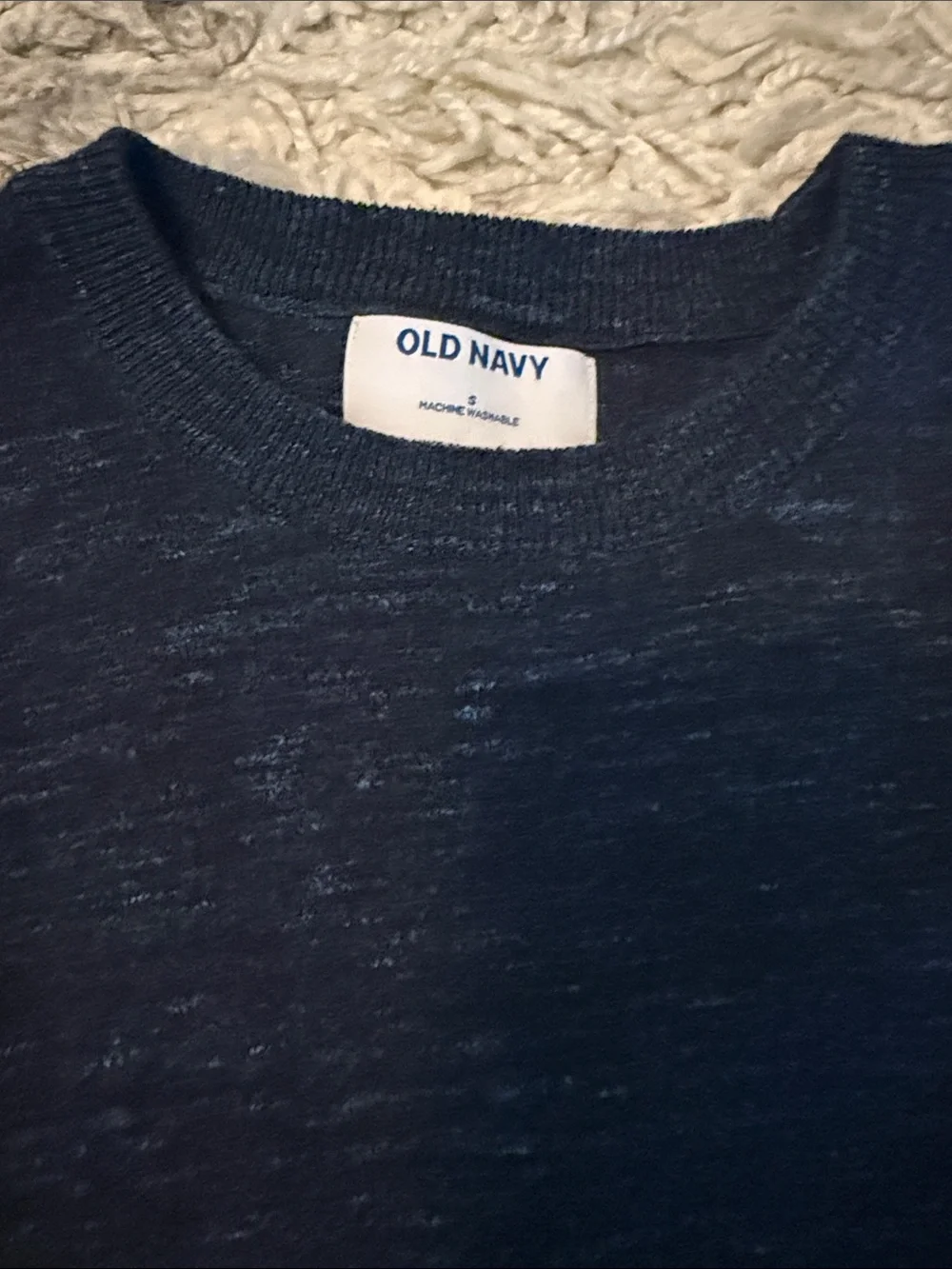 Old Navy Men’s Dark Navy Crewneck Sweater